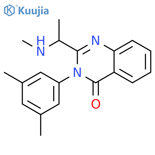 4(3H)-Quinazolinone, 3-(3,5-dimethylphenyl)-2-[1-(methylamino)ethyl]- structure