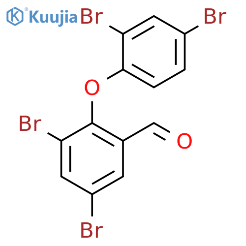 BENZALDEHYDE, 3,5-DIBROMO-2-(2,4-DIBROMOPHENOXY)- structure