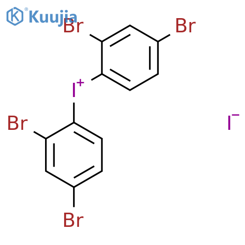 Iodonium, bis(2,4-dibromophenyl)-, iodide structure