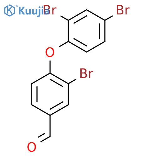 BENZALDEHYDE, 3-BROMO-4-(2,4-DIBROMOPHENOXY)- structure