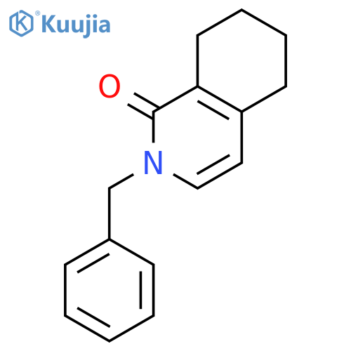 1(2H)-ISOQUINOLINONE, 5,6,7,8-TETRAHYDRO-2-(PHENYLMETHYL)- structure