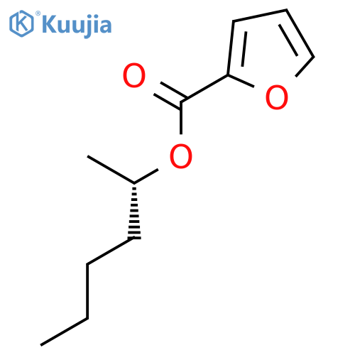 2-FURANCARBOXYLIC ACID, (1S)-1-METHYLPENTYL ESTER structure
