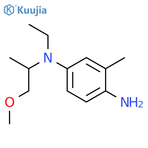 1,4-Benzenediamine, N4-ethyl-N4-(2-methoxy-1-methylethyl)-2-methyl- structure