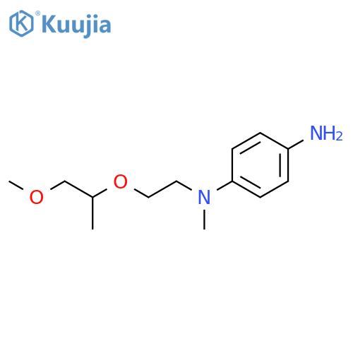 1,4-Benzenediamine, N-[2-(2-methoxy-1-methylethoxy)ethyl]-N-methyl- structure