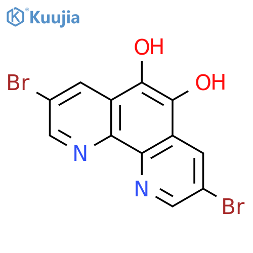 3,8-Dibromo-1,10-dihydro-1,10-phenanthroline-5,6-dione structure