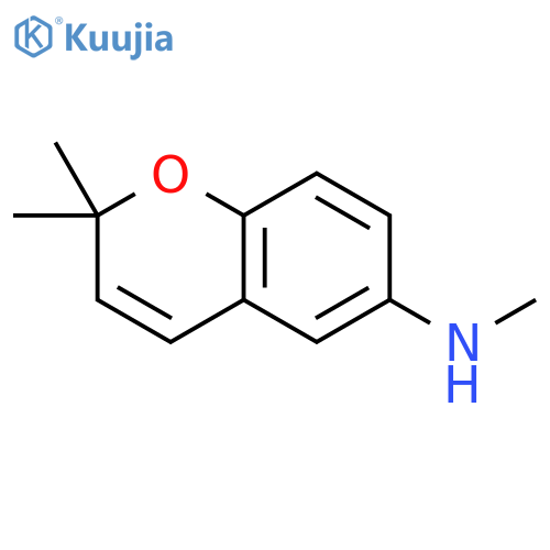 2H-1-Benzopyran-6-amine, N,2,2-trimethyl- structure