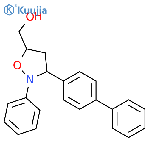 5-ISOXAZOLIDINEMETHANOL, 3-[1,1'-BIPHENYL]-4-YL-2-PHENYL- structure