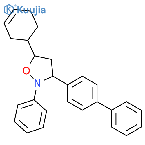 Isoxazolidine, 3-[1,1'-biphenyl]-4-yl-5-(3-cyclohexen-1-yl)-2-phenyl- structure
