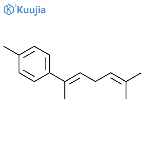 Benzene, 1-(1,5-dimethyl-1,4-hexadienyl)-4-methyl- structure