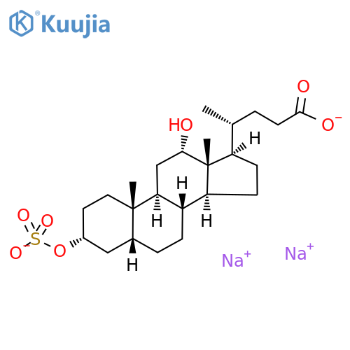 Deoxycholic Acid 3-O-Sulfate Disodium Salt structure