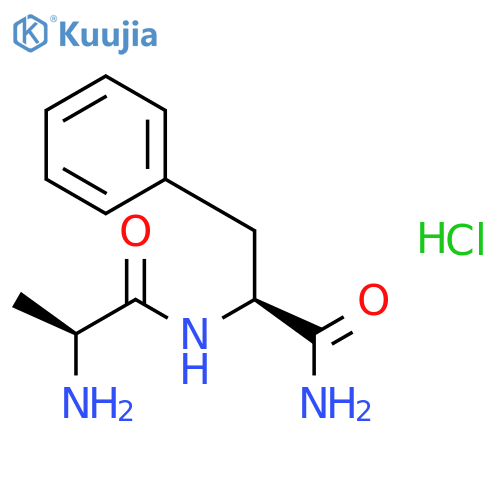 H-Ala-Phe-Nh2 Hydrochloride Salt structure