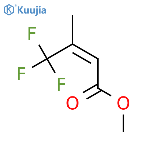 methyl (2Z)-4,4,4-trifluoro-3-methylbut-2-enoate structure