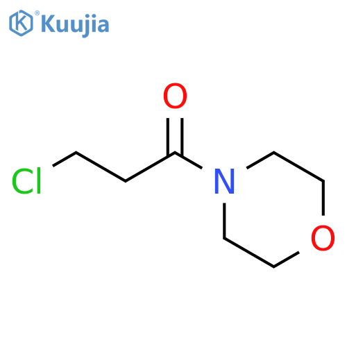 3-chloro-1-(morpholin-4-yl)propan-1-one structure