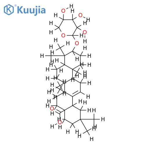 3-O-(beta-D-xylopyranosyl)oleanolic acid structure