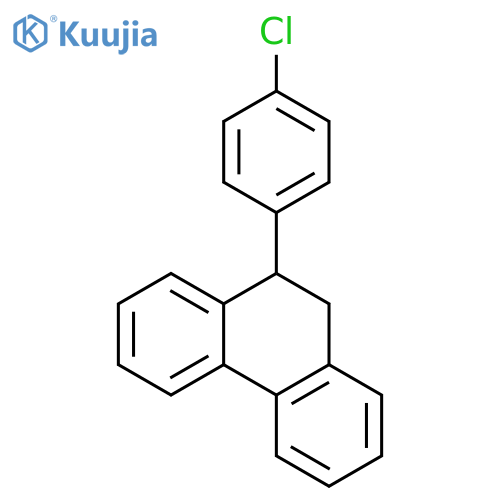 9-Phenanthrenyl, 9-(4-chlorophenyl)-9,10-dihydro- structure