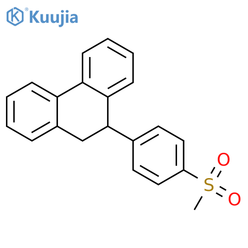 Phenanthrene, 9,10-dihydro-9-[4-(methylsulfonyl)phenyl]- structure