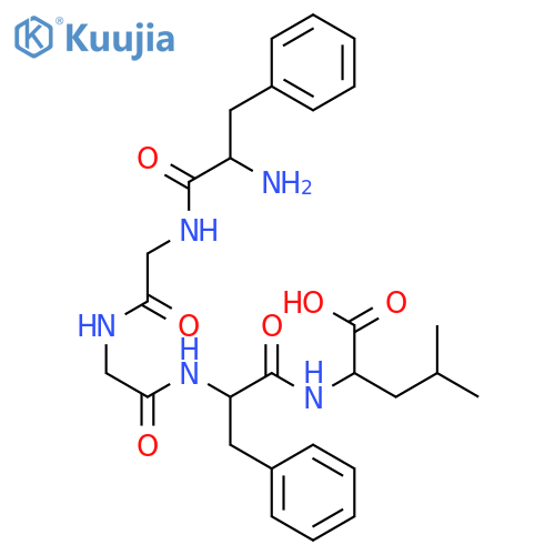 L-Leucine, L-phenylalanylglycylglycyl-L-phenylalanyl- structure