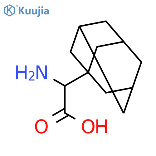 2-(1-adamantyl)-2-amino-acetic acid structure
