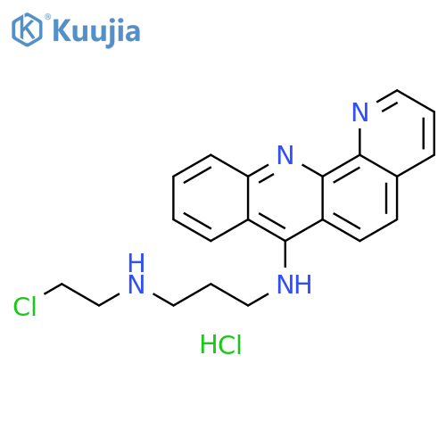 1,3-Propanediamine, N1-benzo[b][1,10]phenanthrolin-7-yl-N3-(2-chloroethyl)-, hydrochloride (1:3) structure