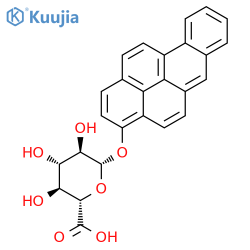 3-Hydroxy Benzopyrene O-β-D-glucuronide structure
