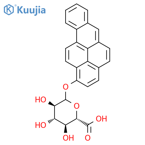 b-D-Glucopyranosiduronic acid,benzo[a]pyren-1-yl (9CI) structure
