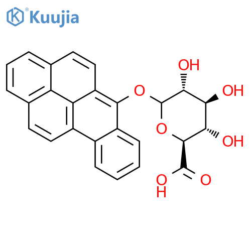 b-D-Glucopyranosiduronic acid,benzo[a]pyren-6-yl (9CI) structure