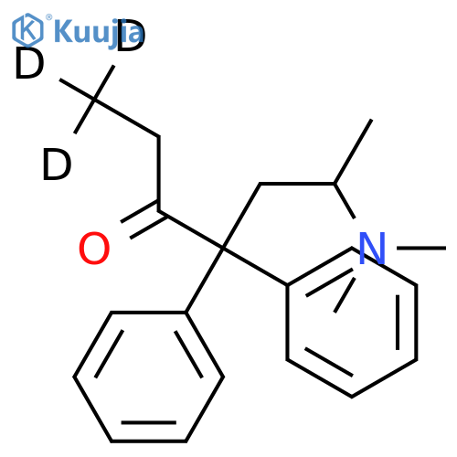 3-Heptanone-1,1,1-d3,6-(dimethylamino)-4,4-diphenyl- (9CI) structure