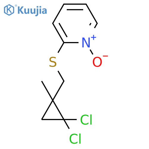 Pyridine, 2-[[(2,2-dichloro-1-methylcyclopropyl)methyl]thio]-, 1-oxide structure
