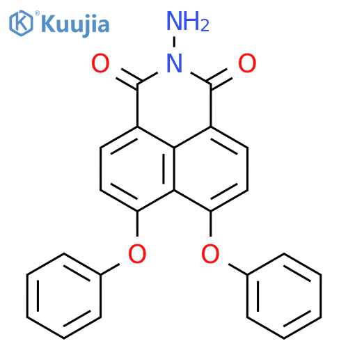 1H-Benz[de]isoquinoline-1,3(2H)-dione, 2-amino-6,7-diphenoxy- structure