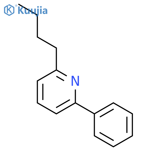 2-Butyl-6-phenylpyridine structure
