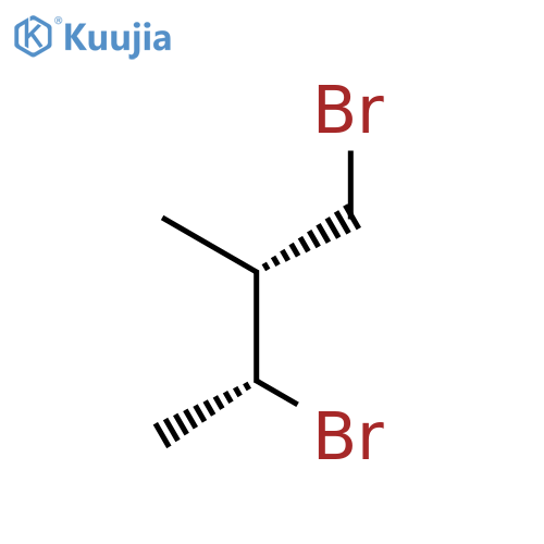 Butane, 1,3-dibromo-2-methyl-, (R*,R*)- structure