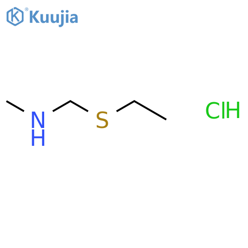 Methanamine, 1-(ethylthio)-N-methyl-, hydrochloride structure