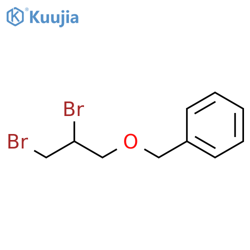 (2,3-dibromopropoxy)methylbenzene structure