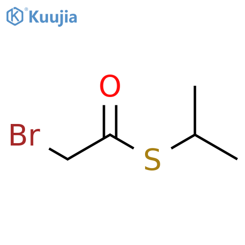 Ethanethioic acid, bromo-, S-(1-methylethyl) ester structure