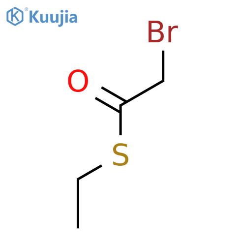 Ethanethioic acid, bromo-, S-ethyl ester structure
