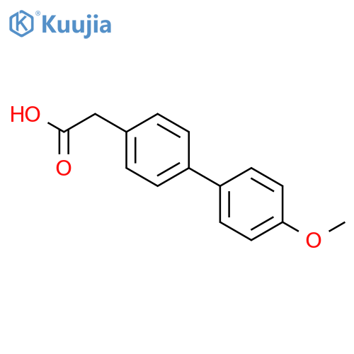 4-Biphenyl-(4'-methoxy)acetic Acid structure