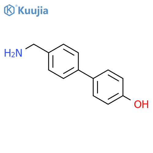4'-(Aminomethyl)-biphenyl-4-ol Hydrochloric Acid Salt structure
