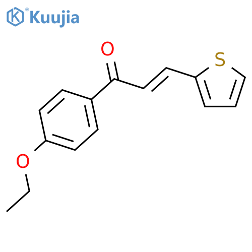 1-(4-ethoxyphenyl)-3-thiophen-2-ylprop-2-en-1-one structure