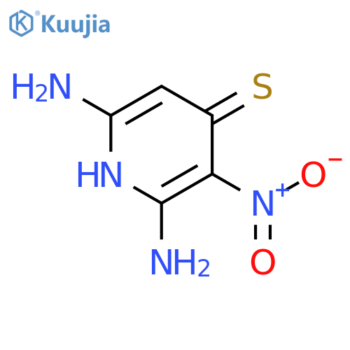 4(1H)-Pyridinethione, 2,6-diamino-3-nitro- structure