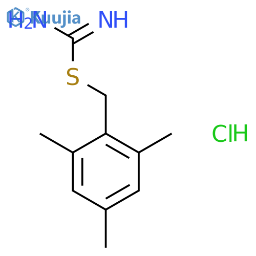 Carbamimidothioic acid, (2,4,6-trimethylphenyl)methylester, monohydrochloride (9CI) structure