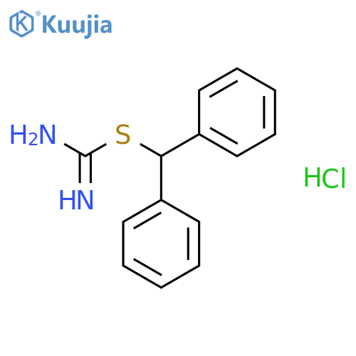 Benzhydryl Carbamimidothioate;hydrochloride structure