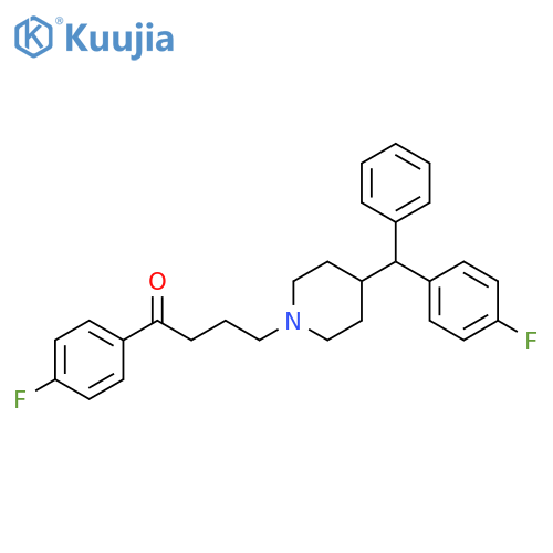 1-Butanone,1-(4-fluorophenyl)-4-[4-[(4-fluorophenyl)phenylmethyl]-1-piperidinyl]- structure