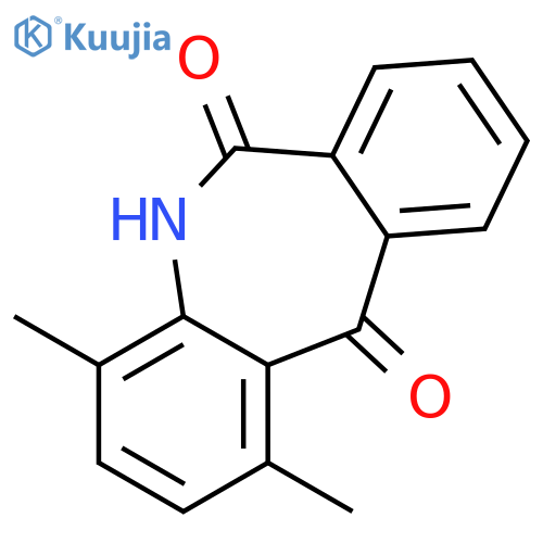 5H-DIBENZ[B,E]AZEPINE-6,11-DIONE, 1,4-DIMETHYL- structure