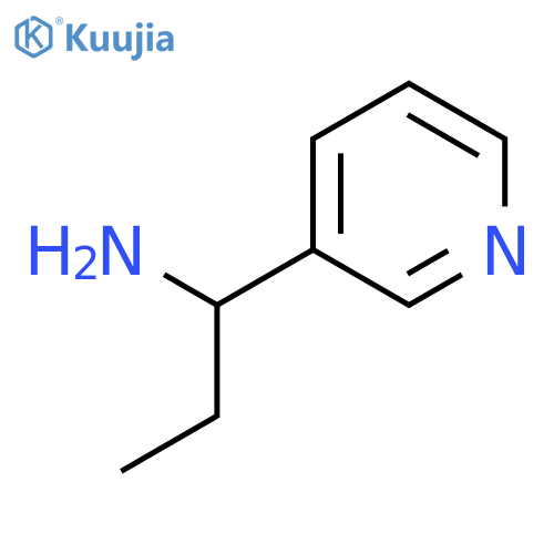 1-(3-pyridyl)propan-1-amine structure