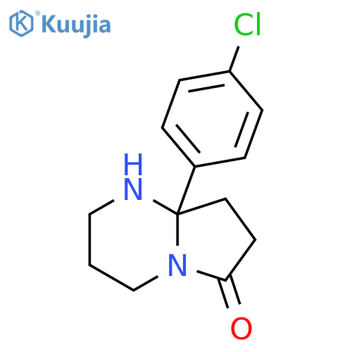 8a-(4-Chlorophenyl)hexahydropyrrolo1,2-apyrimidin-6-one structure