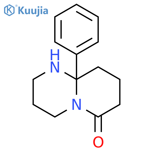9a-phenyl-octahydro-1H-pyrido[1,2-a]pyrimidin-6-one structure