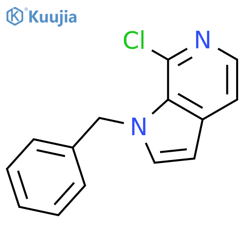 1-Benzyl-7-chloro-1H-pyrrolo2,3-cpyridine structure
