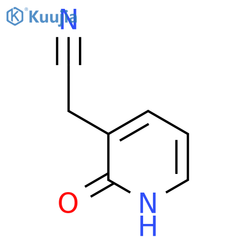 3-Pyridineacetonitrile, 1,2-dihydro-2-oxo- structure