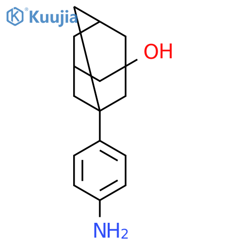 3-(4-aminophenyl)adamantan-1-ol structure