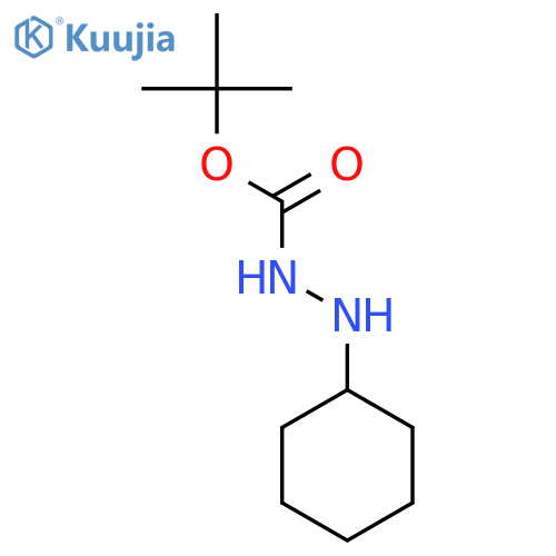 tert-butyl 2-cyclohexylhydrazinecarboxylate structure